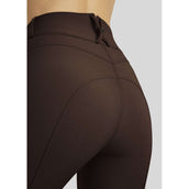 Montar Pantalon d'Équitation Ess Megan Highwaist Curve Full Grip Marron