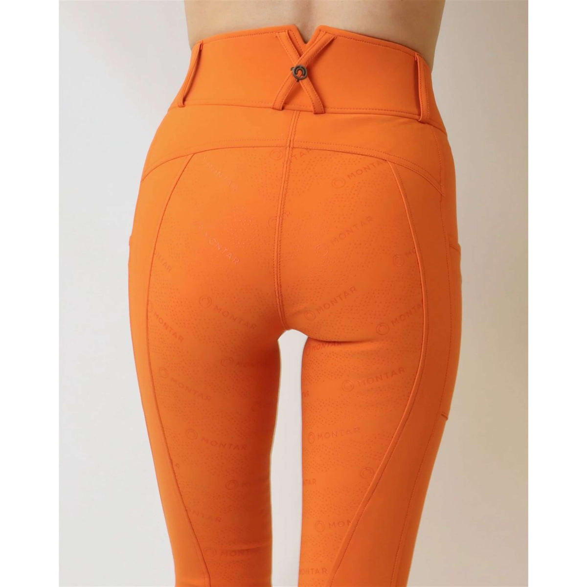 Montar Legging d'Équitation MoMacy Highwaist Full Grip Burnt Orange