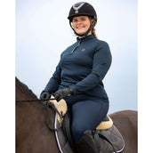 Montar Pantalon d'Équitation Briella Rosegold Full Grip Bleu Foncé