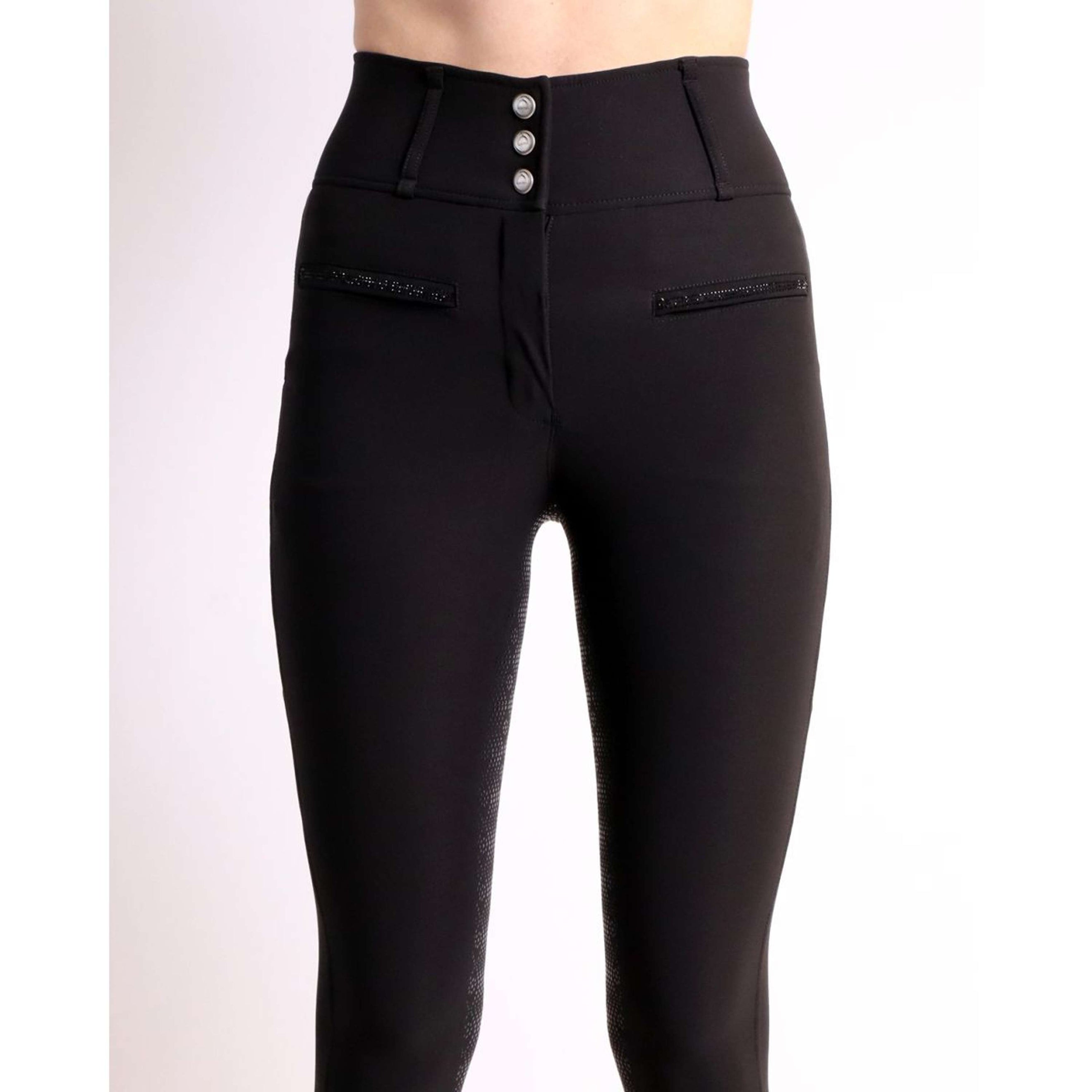 Montar Pantalon d'Équitation MoAviana Crystal Highwaist Full Grip Noir