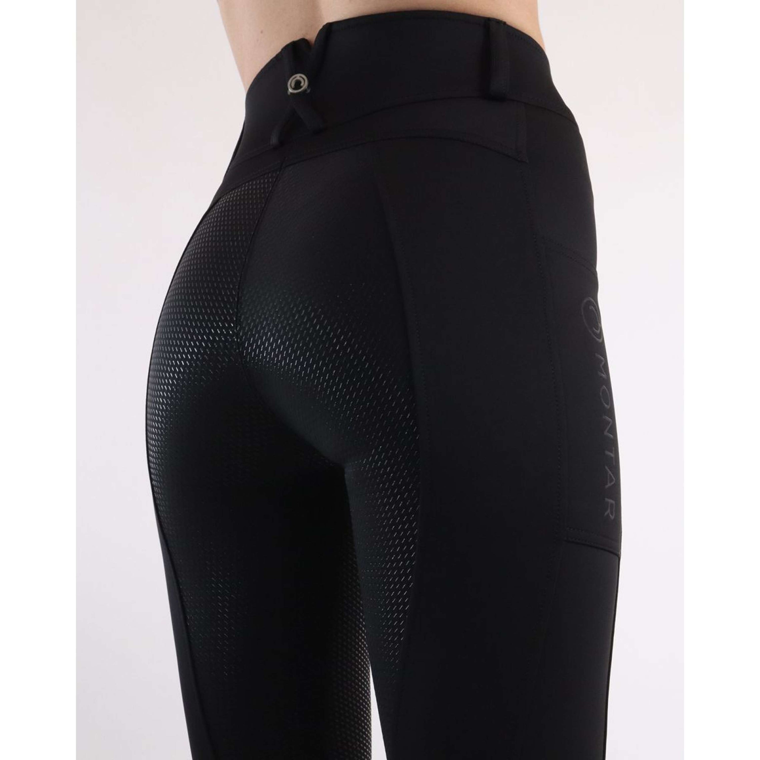 Montar Legging d'Équitation MoMeadow Mesh Full Grip Noir