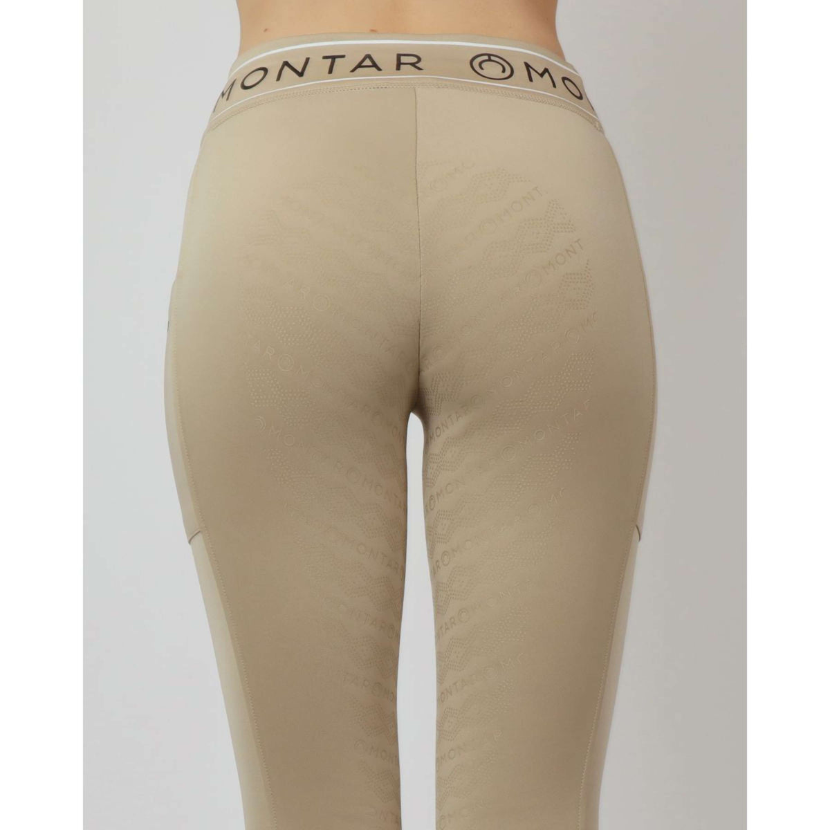 Montar Legging d'Équitation MoMellani Viv Full Grip Beige