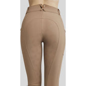 Montar Pantalon d'Équitation MoMaddie Rosegold Crystals Full Grip Latte