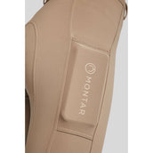 Montar Pantalon d'Équitation MoMaddie Rosegold Crystals Full Grip Latte