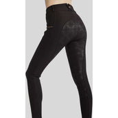 Montar Pantalon d'Équitation MoMaddie Rosegold Crystals Full Grip Noir