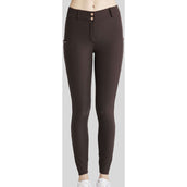 Montar Pantalon d'Équitation MoMaddie Rosegold Crystals Full Grip Marron