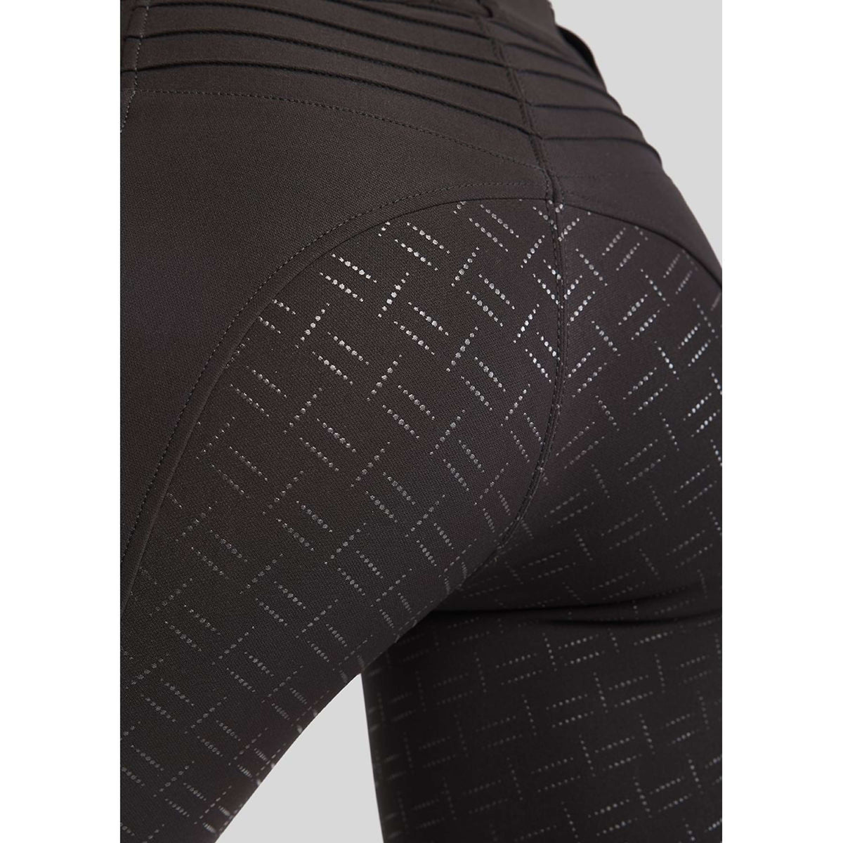 Montar Pantalon d'Équitation MoRosie Pintucks Crystals Full Grip Noir