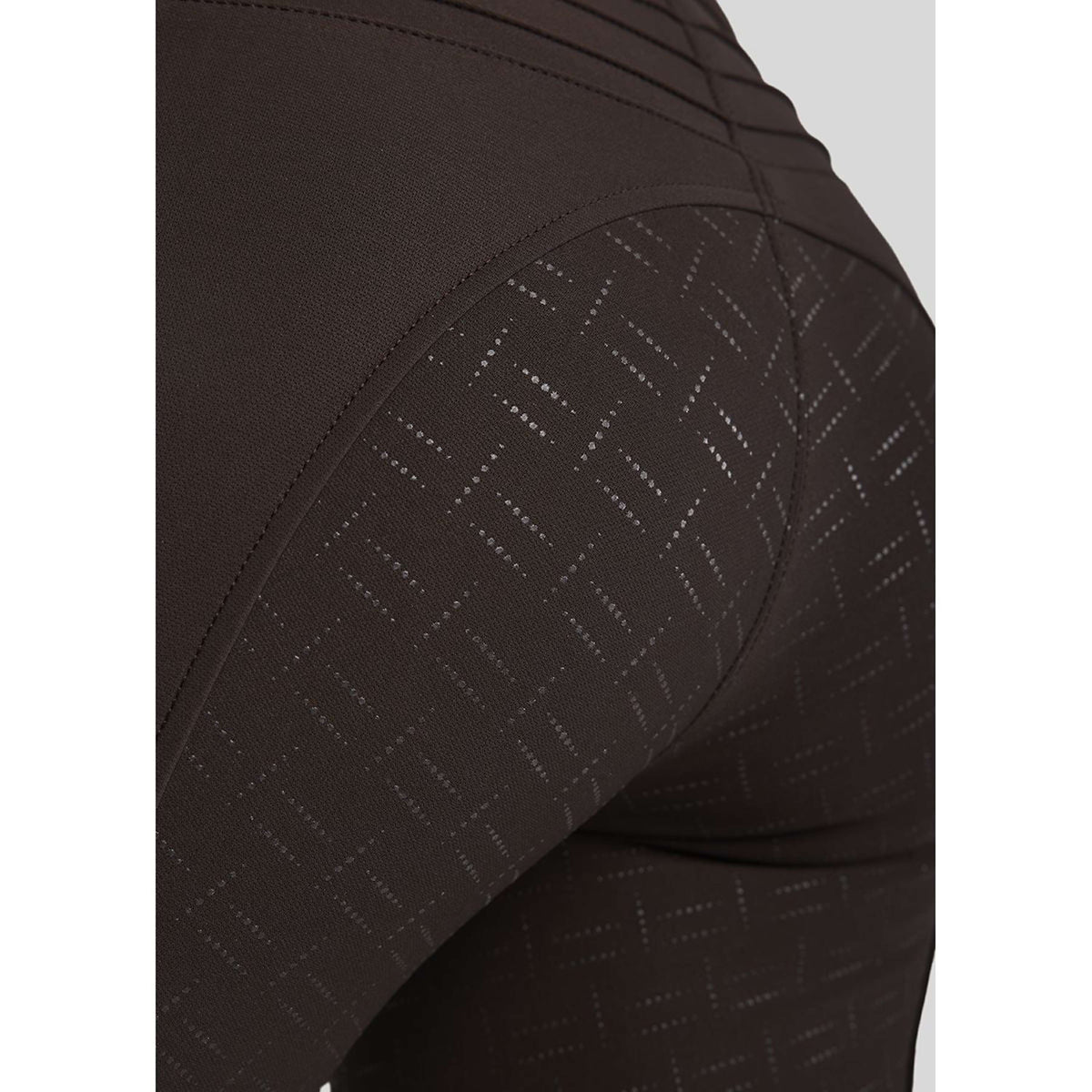 Montar Pantalon d'Équitation MoRosie Pintucks Crystals Full Grip Marron