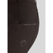 Montar Pantalon d'Équitation MoRosie Pintucks Crystals Full Grip Marron