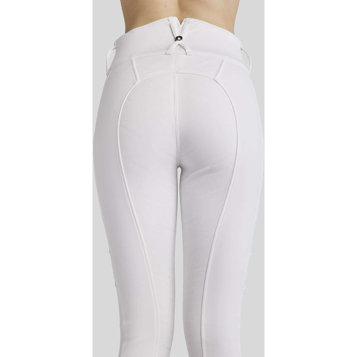 Montar Pantalon d'Équitation MoAmelia Softshell Full Grip Blanc