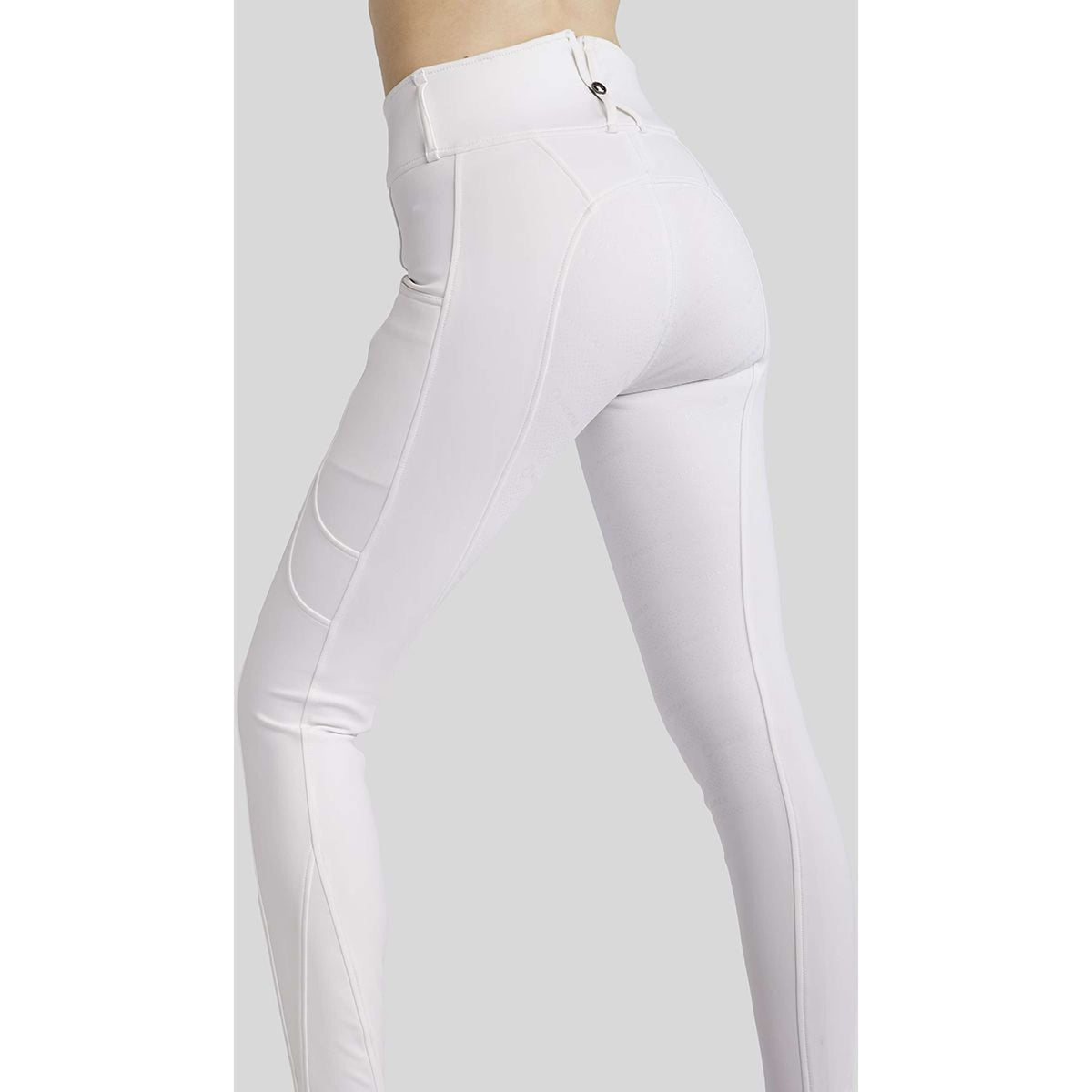 Montar Pantalon d'Équitation MoAmelia Softshell Full Grip Blanc