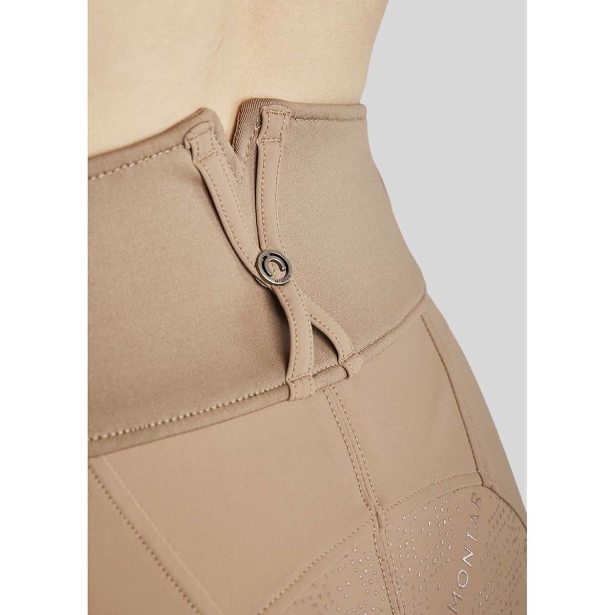 Montar Pantalon d'Équitation MoAmelia Softshell Full Grip Latte