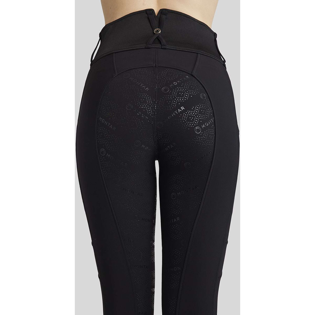 Montar Pantalon d'Équitation MoAmelia Softshell Full Grip Noir