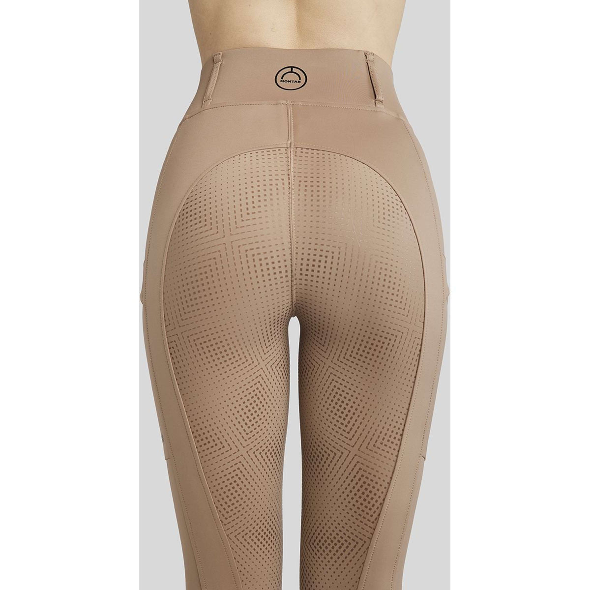 Montar Legging d'Équitation MoZoe Compression Full Grip Latte