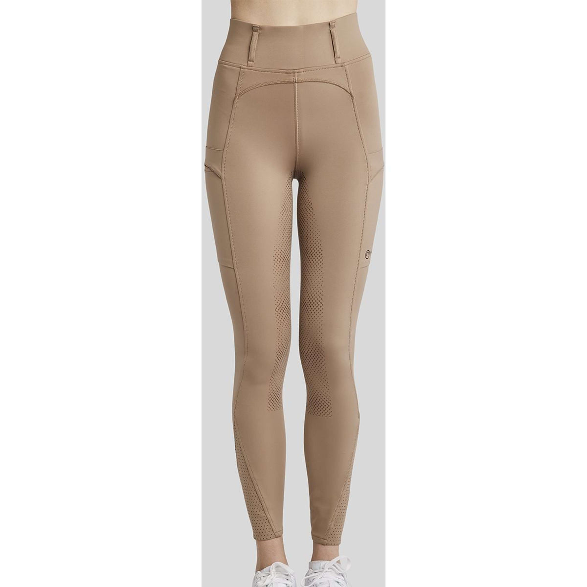 Montar Legging d'Équitation MoZoe Compression Full Grip Latte