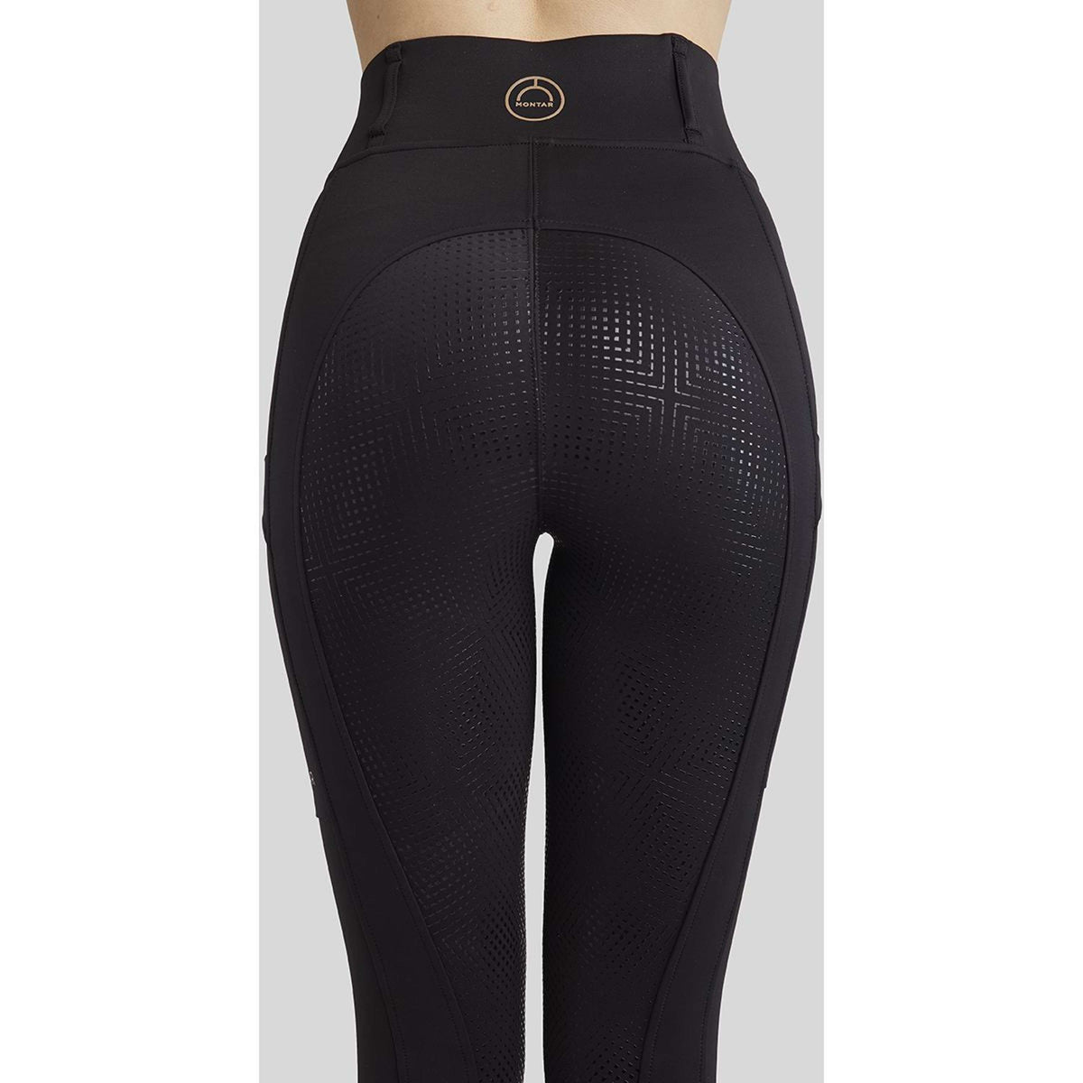 Montar Legging d'Équitation MoZoe Compression Full Grip Noir