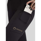 Montar Legging d'Équitation MoZoe Compression Full Grip Noir