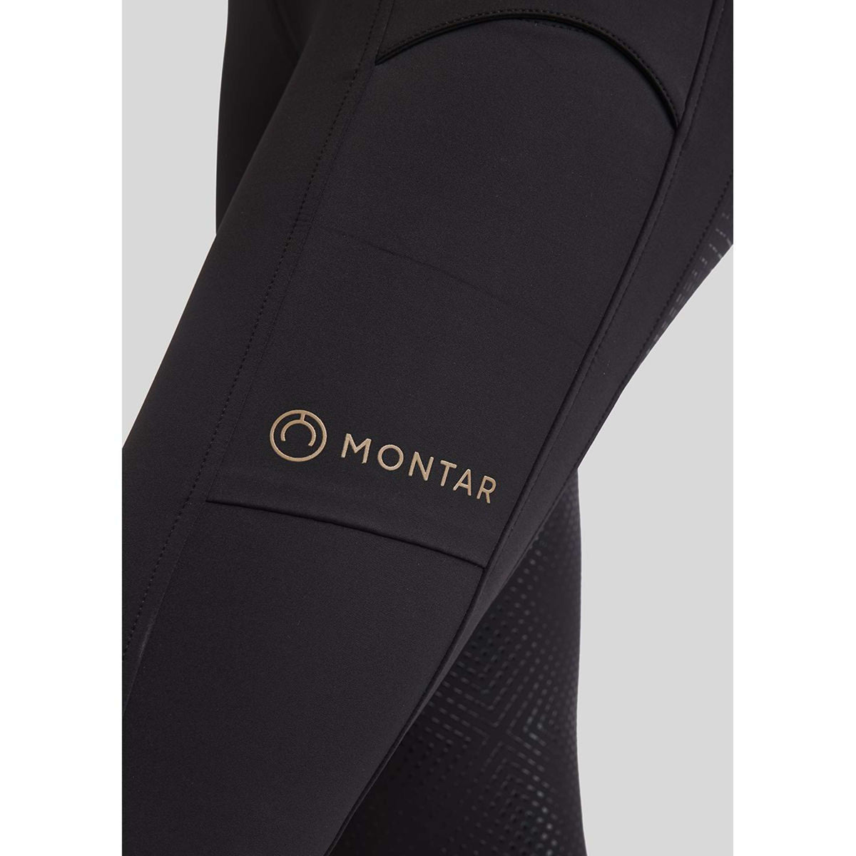 Montar Legging d'Équitation MoZoe Compression Full Grip Noir