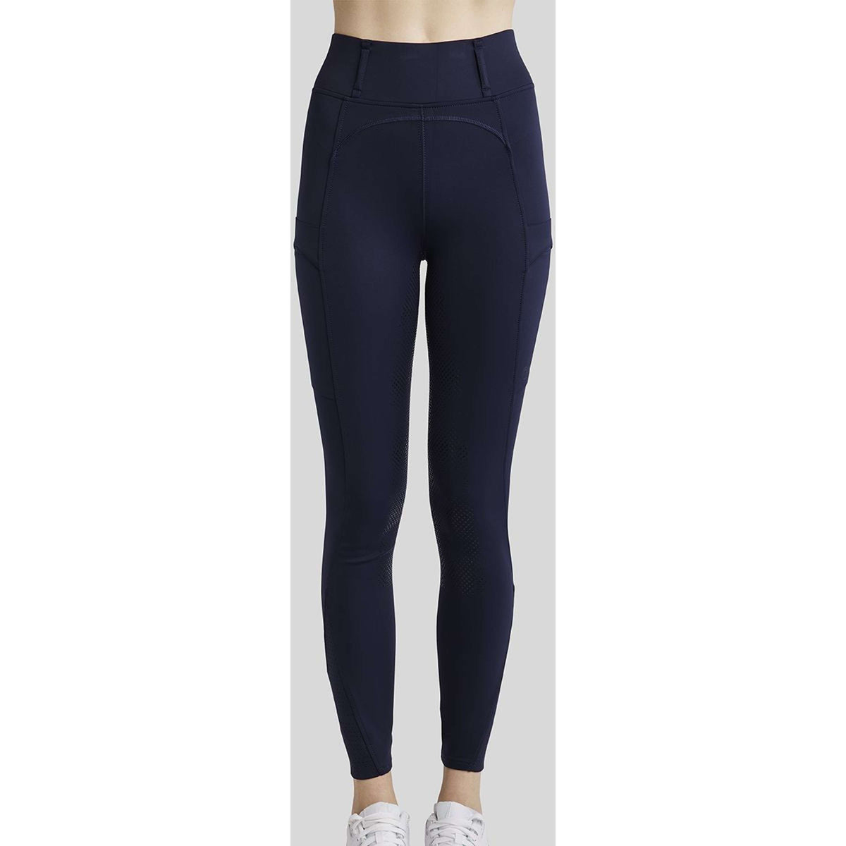 Montar Legging d'Équitation MoZoe Compression Full Grip Marin foncé