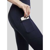 Montar Legging d'Équitation MoZoe Compression Full Grip Marin foncé