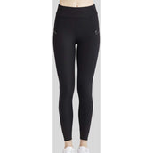 Montar Legging d'Équitation MoRosie Pintucks Crystals Full Grip Noir