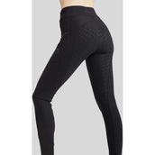 Montar Legging d'Équitation MoRosie Pintucks Crystals Full Grip Noir