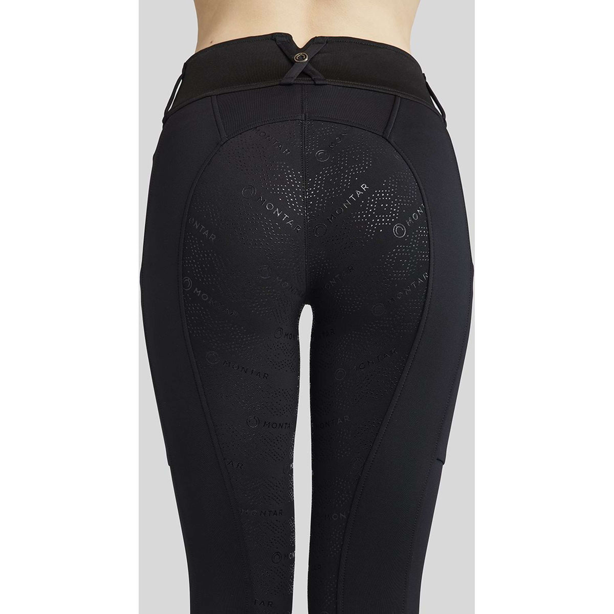 Montar Legging d'Équitation MoErina Winter Full Grip Noir