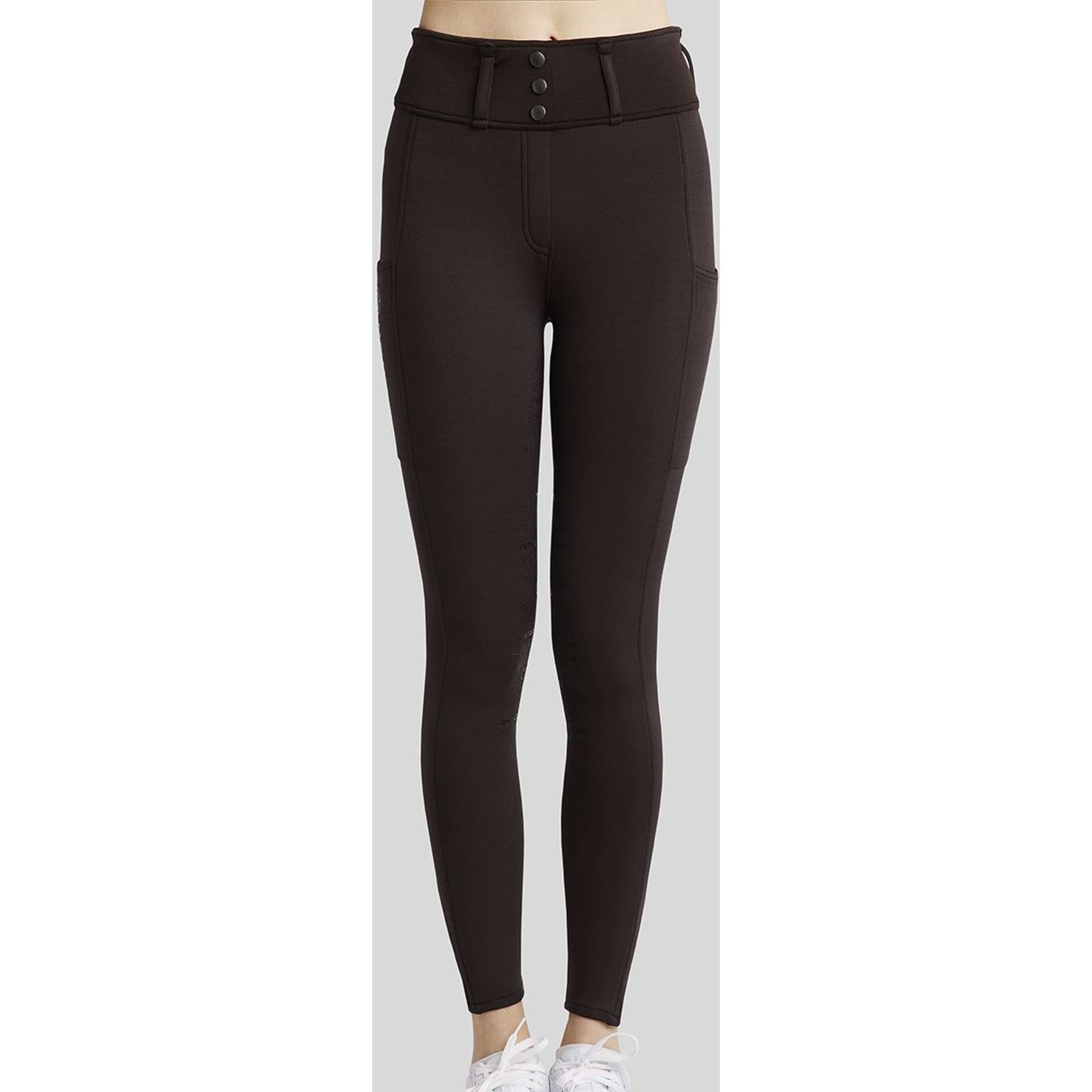 Montar Legging d'Équitation MoErina Winter Full Grip Marron