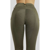 Montar Legging d'Équitation MoErina Winter Full Grip Pine Green