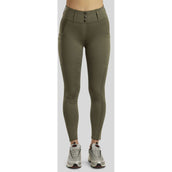 Montar Legging d'Équitation MoErina Winter Full Grip Pine Green