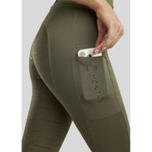 Montar Legging d'Équitation MoErina Winter Full Grip Pine Green