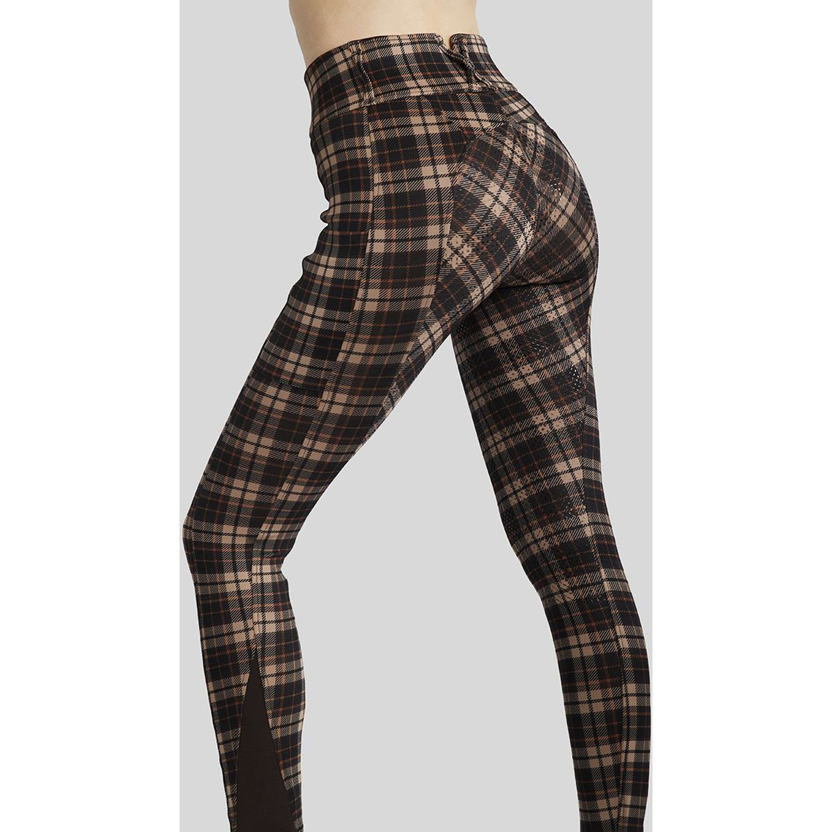 Montar Legging d'Équitation MoClair Checked Full Grip Noir