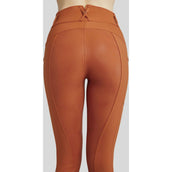 Montar Legging d'Équitation Mirella Rosegold Crystals Full Grip Bronze