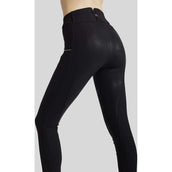 Montar Legging d'Équitation Mirella Rosegold Crystals Full Grip Noir