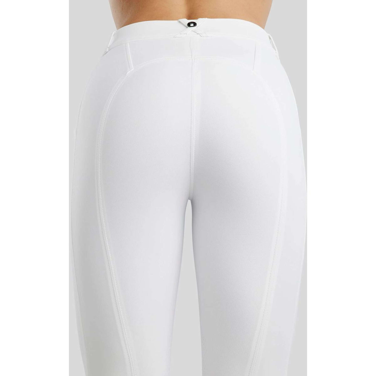 Montar Pantalon d'Équitation MoZida Prise de Genou Blanc