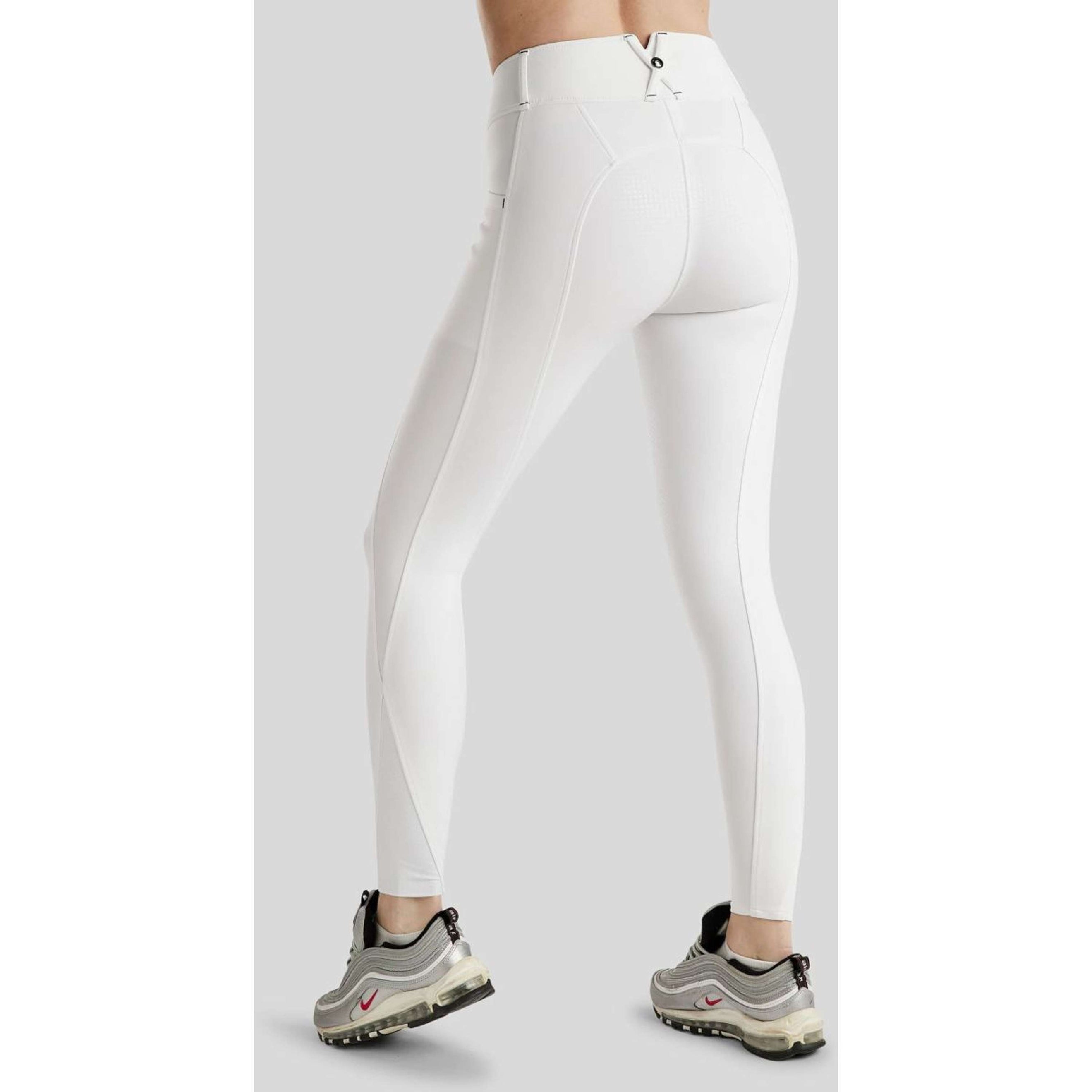 Montar Pantalon d'Équitation MoZida Full Grip Blanc Montar Pantalon d'Équitation MoZida Full Grip Blanc