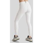 Montar Pantalon d'Équitation MoZida Full Grip Blanc