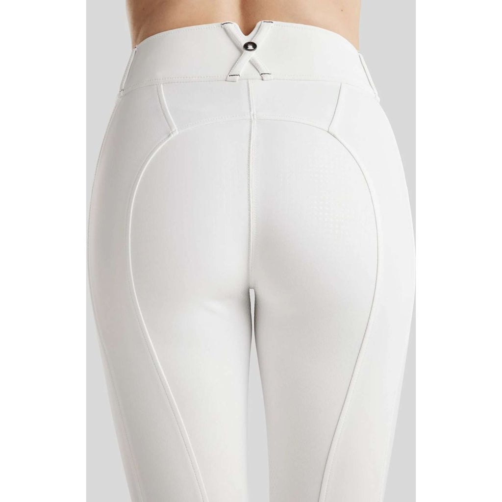 Montar Pantalon d'Équitation MoZida Full Grip Blanc