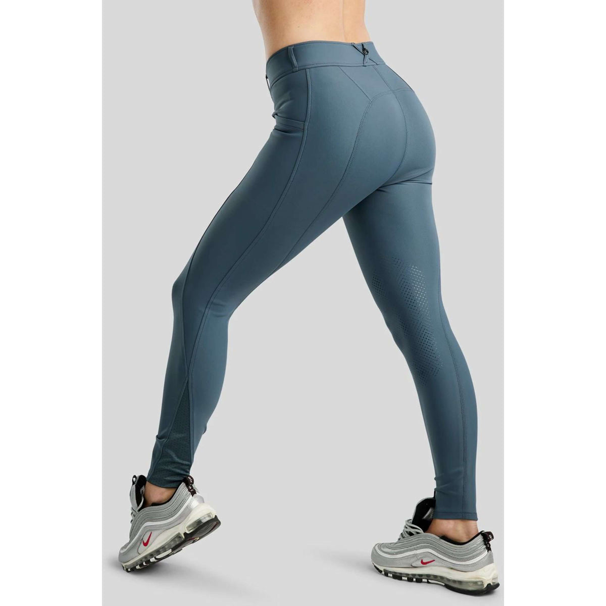 Montar Pantalon d'Équitation MoZida Prise de Genou Dark Slate