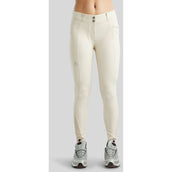 Montar Pantalon d'Équitation MoZida Prise de Genou Warm Light Grey