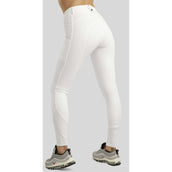 Montar Pantalon d'Équitation MoAvina Highwaist Caviar Crystal Full Grip Blanc