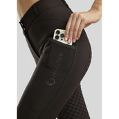 Montar Pantalon d'Équitation MoAvina Highwaist Caviar Crystal Full Grip Noir