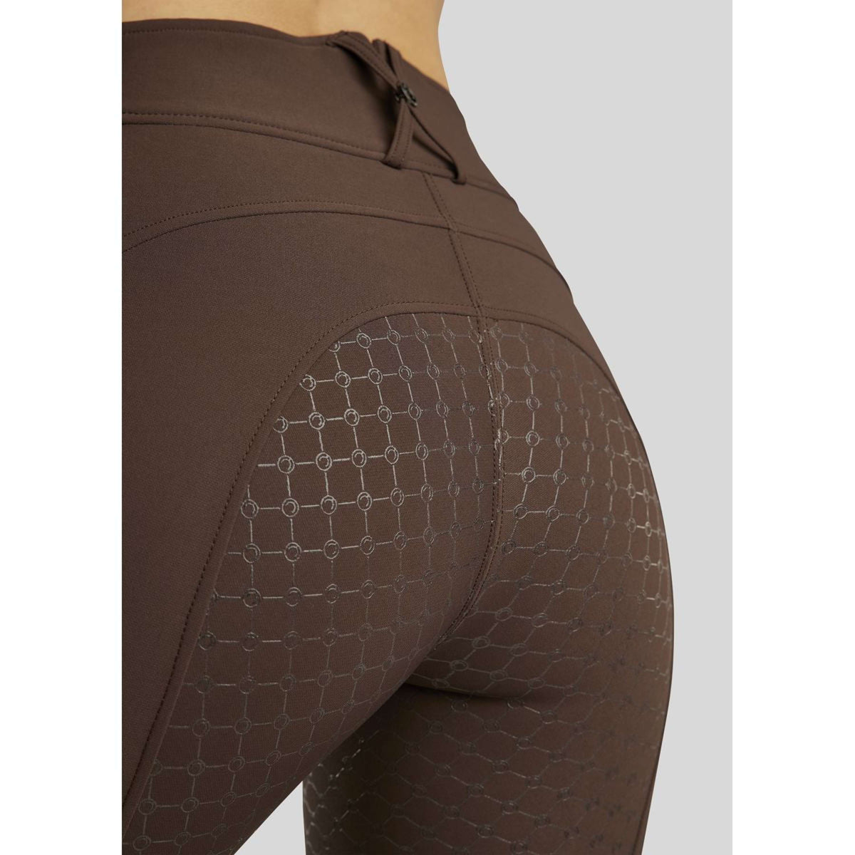 Montar Pantalon d'Équitation MoAvina Highwaist Caviar Crystal Full Grip Marron