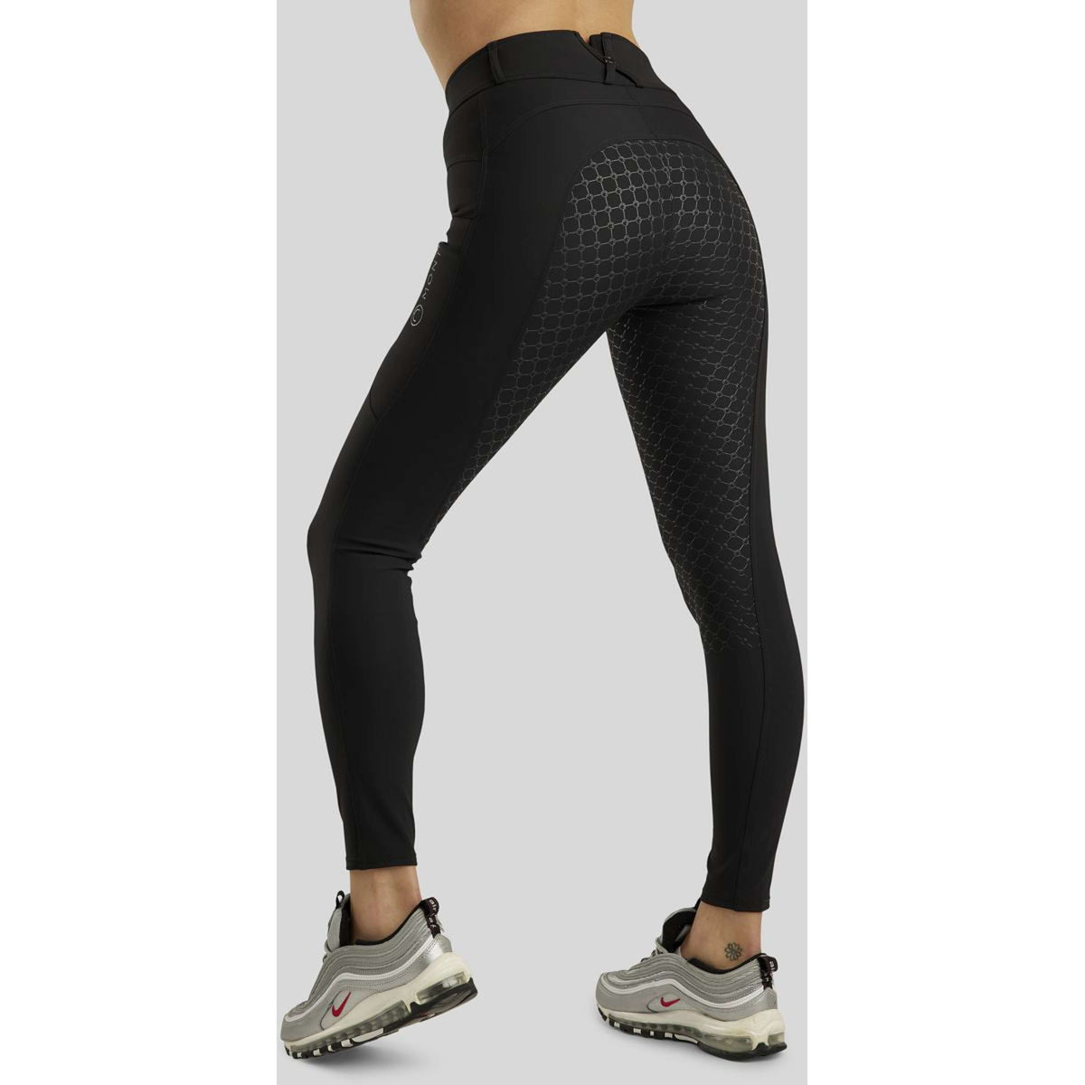 Montar Legging d'Équitation MoAvina Full Grip Noir