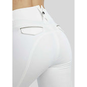 Montar Pantalon d'Équitation MoGloria Full Grip Blanc
