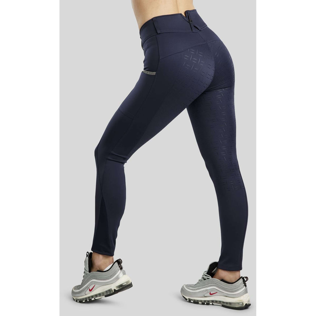 Montar Legging d'Équitation MoGloria Full Grip Marin