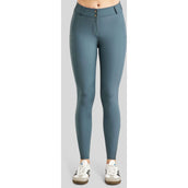 Montar Pantalon d'Équitation MoZuna Gun Metal Crystals Prise de Genou Dark Slate