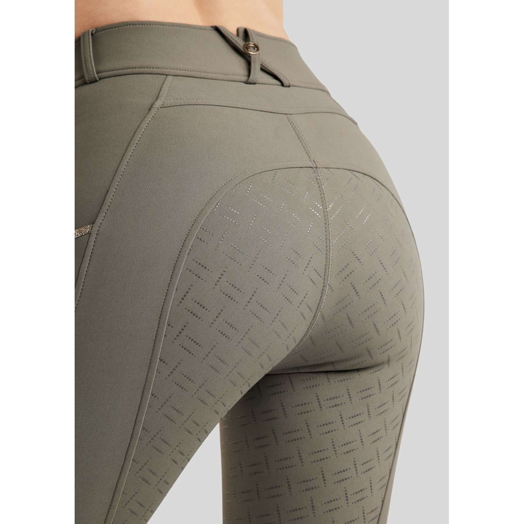 Montar Pantalon d'Équitation MoLila Champagne Crystals Full Grip Gris