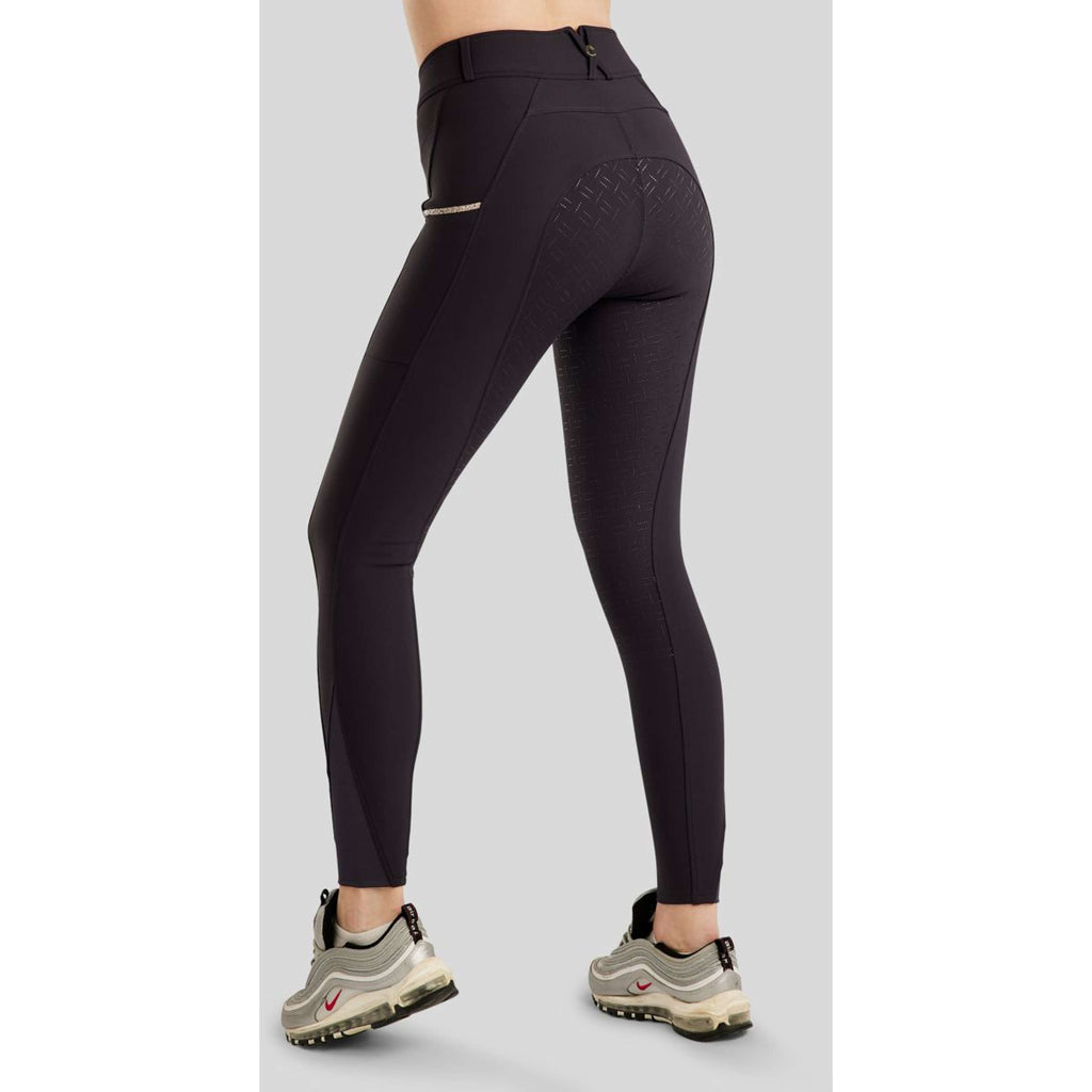 Montar Pantalon d'Équitation MoLila Champagne Crystals Full Grip Marin