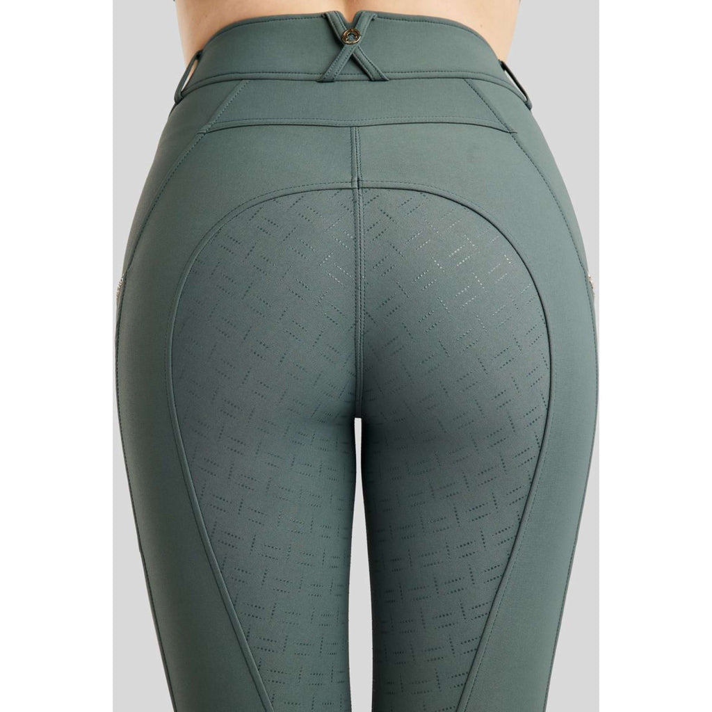 Montar Pantalon d'Équitation MoLila Champagne Crystals Full Grip Jade